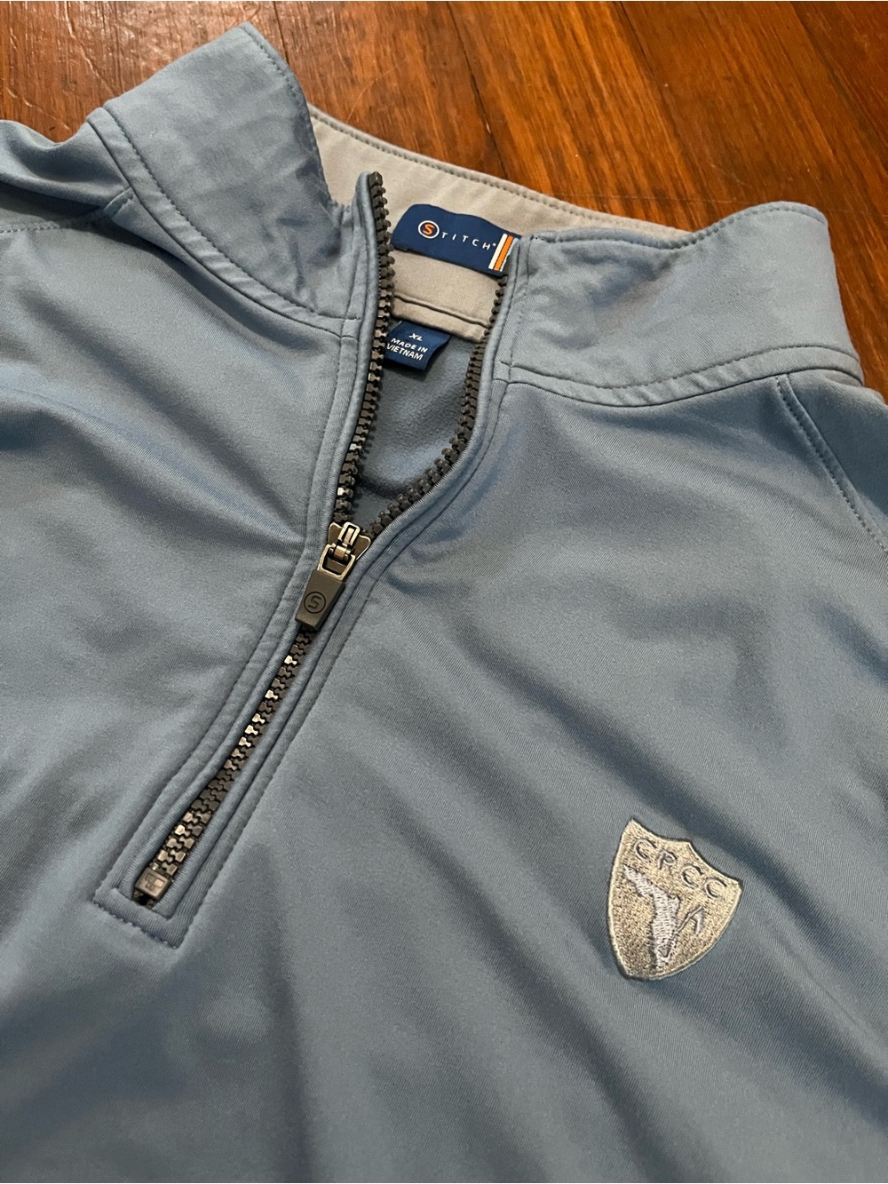 Rare - Men’s Stitch Scout Blue Golf Quarter-Zip - Coral Ridge Country Club in FL